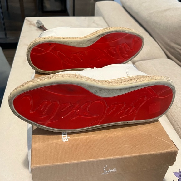 Christian Louboutin White Espadrille Sneakers - Picture 15 of 16